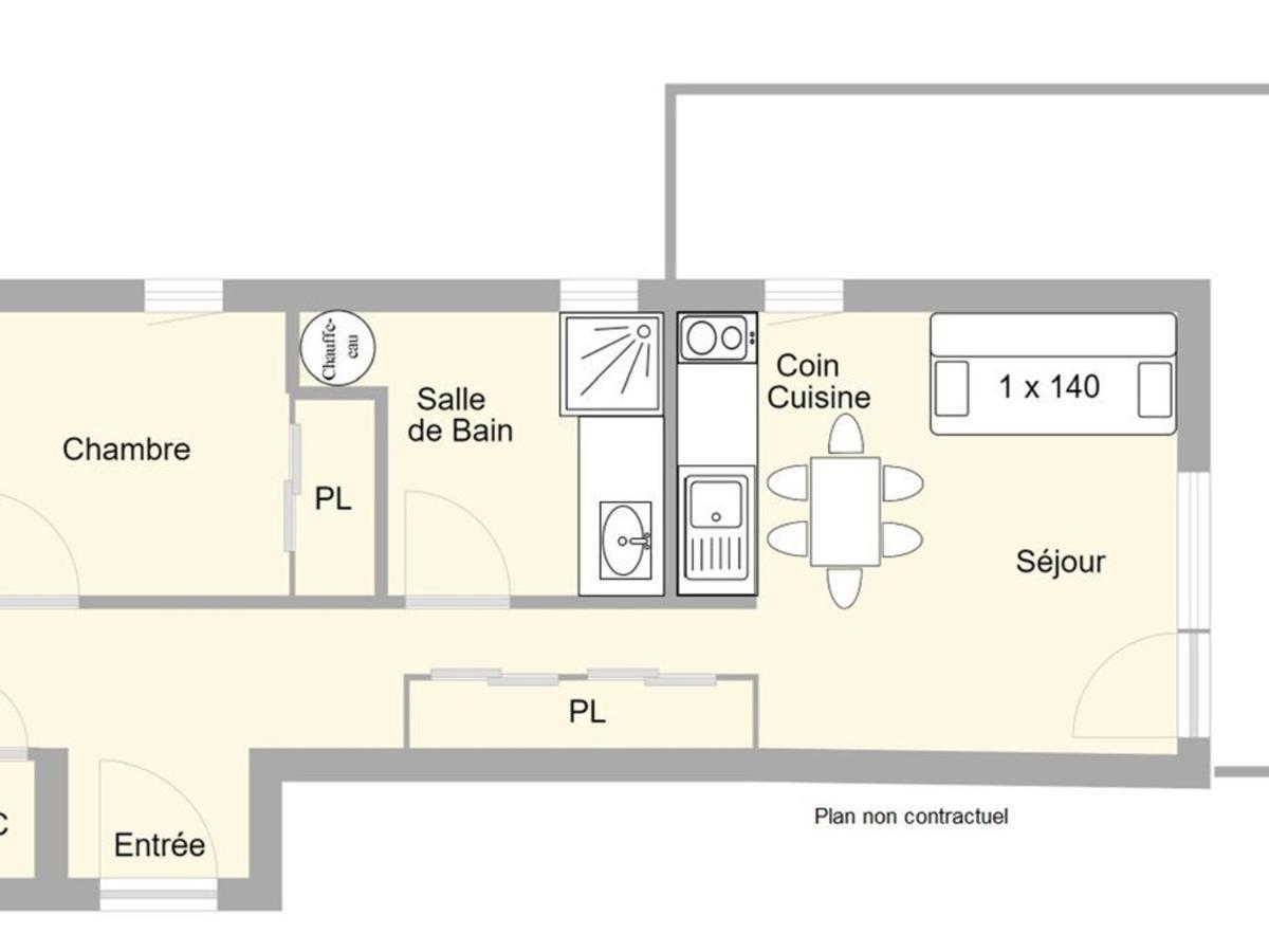 Appartement 2 Pieces Au Coeur Des Saisies - Balcon Sud, Box Inclus, 5 Pers - Fr-1-594-321 欧特吕斯 外观 照片